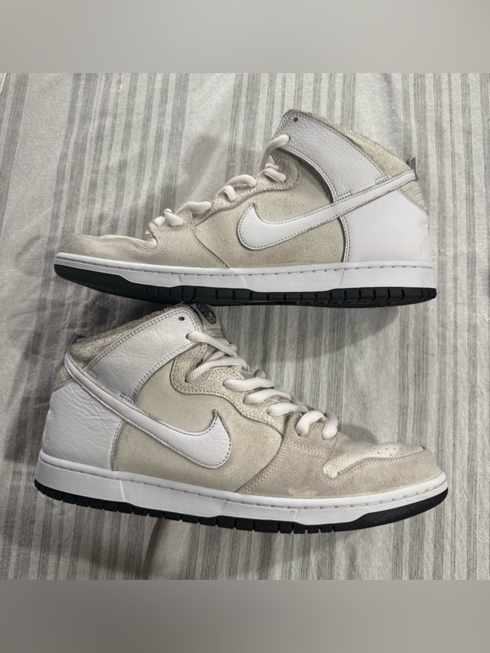 Nine Sb High X Antihero White Black (HM5837-100) Size 14M